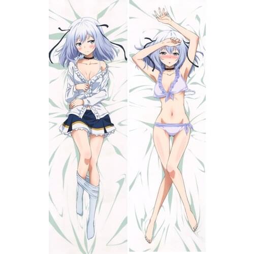 Saijaku muhai no bahamut anime Characters sexy girls pillow cover Life-sized body Pillowcase Dakimakura Drop shipping