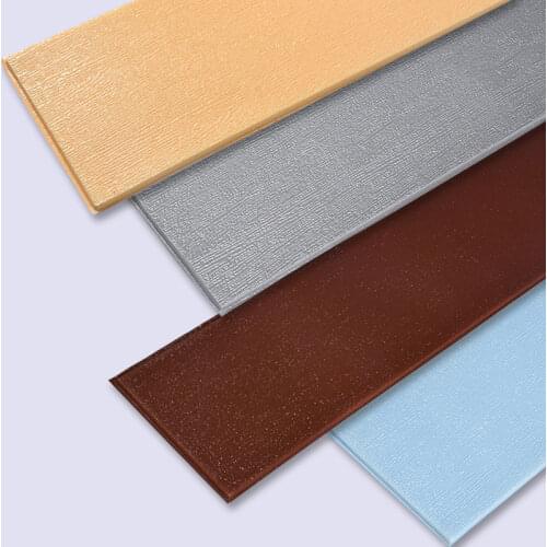 3D Self-Adhesive PVC Skirting Sticker Foot Lines Durable Frame Wall Stickers Decal For Background Decoration Skirting Lines Wall