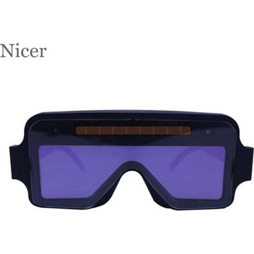Solar Power Welding Glasses Eye Protection Solar Power Automatic Dimming Argon Arc Welding Goggle Mask Helmet Welder Glasses