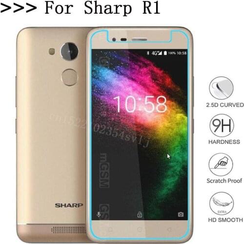 For Sharp Aquos sense lite Tempered Glass 9H High Quality Protective Film Explosion-proof Screen Protector For Sharp R1 c1 A1 Z2