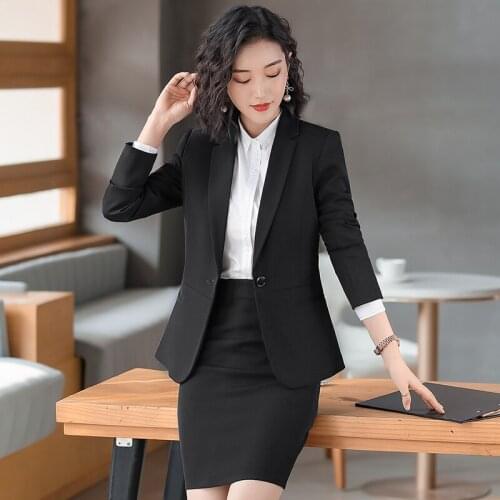 Formal Female Skirt Suits for Women Business Suits Office Ladies Work Wear Skirt and Jacket Sets OL Styles
