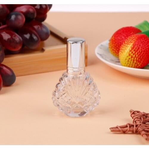1pc 15ML Mini Empty Glass Bottle Spray Perfume Cologne Refillable Travel Organizer