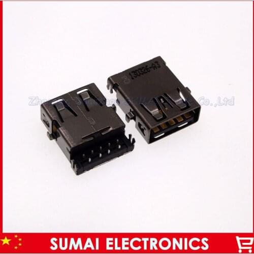 10pcs/lot Original New USB 3.0 Socket 3.0 USB Jack for laptop DELL etc Copper up
