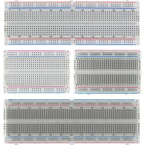 400/830 Points Breadboard 830 points Breadboard MB-102 Solderless PCB Test Board 400 Hole Breadboard MB102 Test Develop DIY