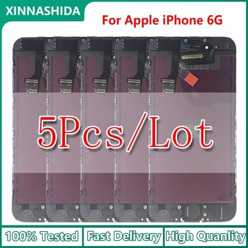 5pcs/lot LCD Display For iPhone 6 6G LCD Display Touch Screen Replacement 100% Good Working LCD