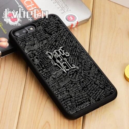 LvheCn Pierce The Veil Lyrics Phone Case Cover For iPhone 5 6 6s 7 8 plus 11 12 Pro X XR XS Max Samsung Galaxy S6 S7 edge S8 S9