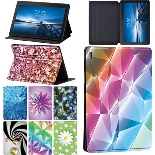 Tablet Case for Lenovo Tab E10 TB-X104F 10.1"/Lenovo Tab M10 TB-X605F 10.1 Inch Flip Stand PU Leather Cover Case Protector Funda