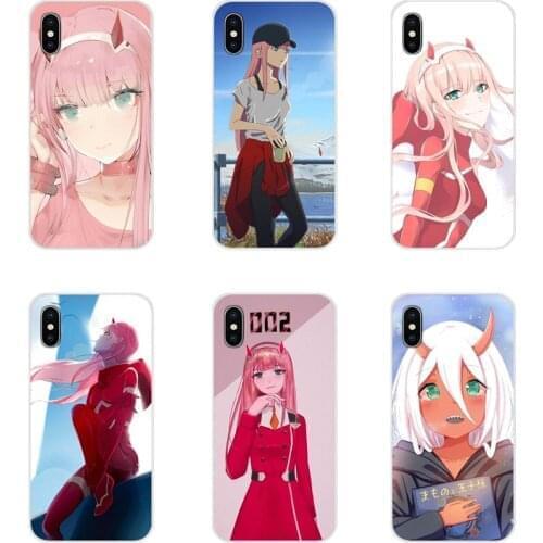 For Xiaomi Redmi Note 3 4 5 6 7 8 Pro Mi Max Mix 2 3 2S Pocophone F1 Accessories Phone Cases Covers Darling in franxx zero two