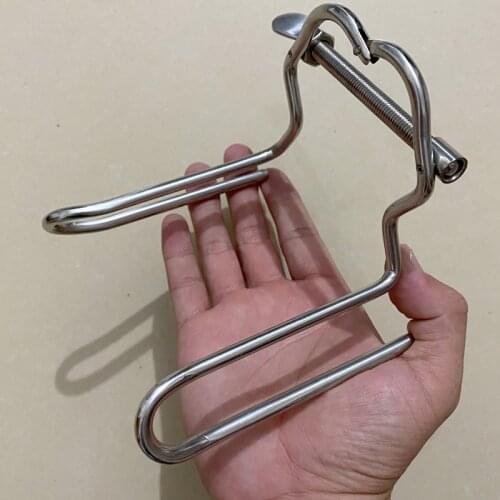 BDSM Toys Adjustable Vaginal Dilator/Vaginal Speculum Mirror Medical Stainless Steel Anus Expansion Buttplug Anal Trainer Toy 18