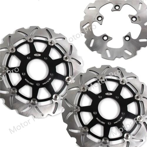 For Suzuki SV650S 2003 - 2009 Front Rear Brake Disc Disk Rotor Kit SV S 650 SV650 650S 2004 2005 2006 2007 2008 CNC Aluminum