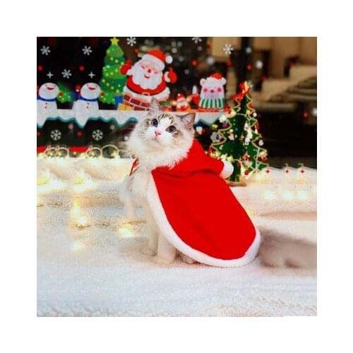Creative pet clothes new products Christmas Halloween turn funny cat clothes cloak
