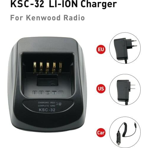 LI-ION Rapid Quick Charger KSC-32 for Kenwood Radio NX-410 NX-411 TK-2180 TK-3180 TK-5210 KNB-32N KNB-33 KNB-33L KNB-33Li
