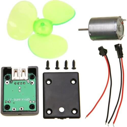 New 1 set Small Mini Wind Generator Micro Wind Turbine Motor Portable Emergency Phone Charger For USB Output DC 5V