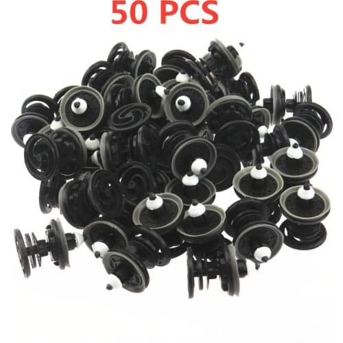 Qty50 Interior Door Trim Panel Fastener Card Clips for A4 A6 A8 Q3 Q5 Q7 Passat B7 Golf MK6 Polo Seat Leon Scirocco 7L6 868 243