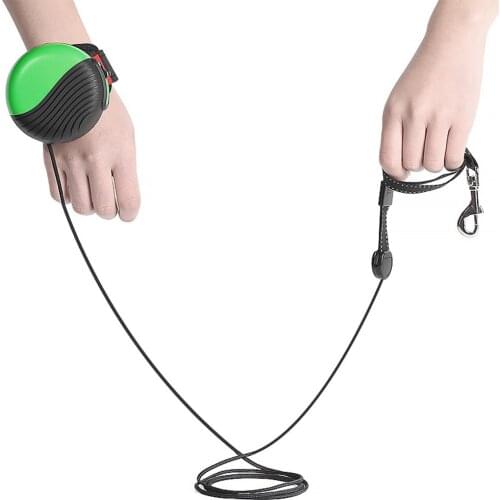 Best-selling Retractable Pet Dog Traction Rope Adjustable 3M Wrist Strap Running Jogging Pet Traction Rope Terrier Leash Belt