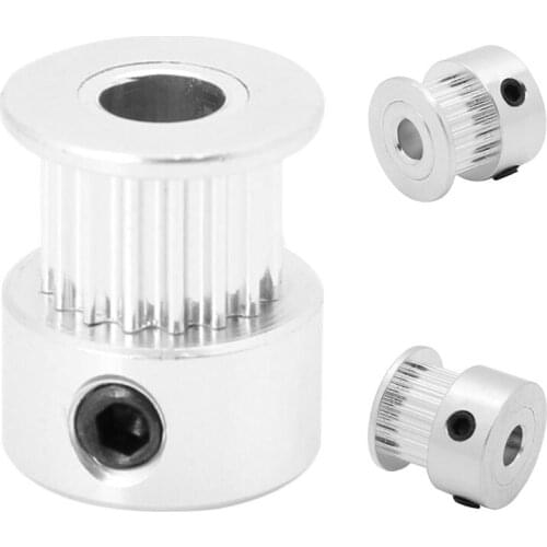 Timing Belt Drive Pulley GT-2 16 Teeth Pulley Aluminum Bore 5mm For Width 6mm 3D Printer Parts & Accessories