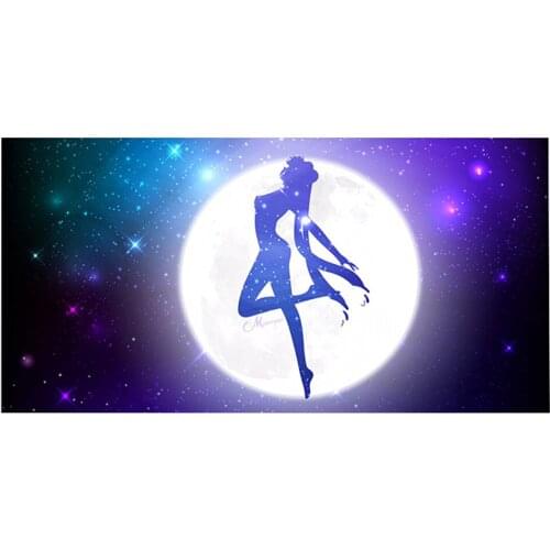 Fairy moon tapestry sparkle city wall cloth home decor bedroom carpet cute tapestry