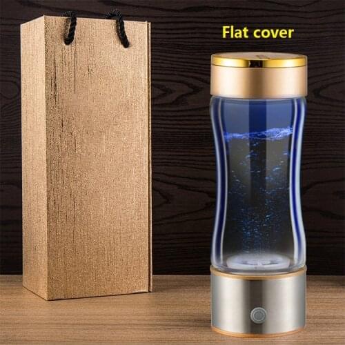 SPE/PEM Hydrogen Generator Cup 430ML Alkaline Maker Hydrogen-Rich Water Ionizer Portable Bottle Pure H2 Electrolysis Cup