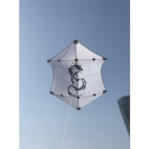Windsocks rainbow kite ripstop nylon fabric Wow carbazole cushions hexagonal kite fighting single line kite wind tunnel volant