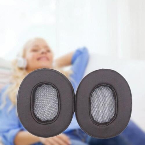 1 Pair Headphone Cushions Breathable Noise-insulation Elastic Sponge Gaming Headset Earpads Ear Cotton for Sony MDR-1A 1ADAC