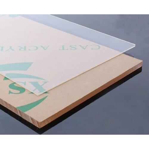 200x300mm Transparent Extruded Plexiglass Clear plastic Sheet acrylic board organic glass polymethyl methacrylate 1mm 3mm 10mm