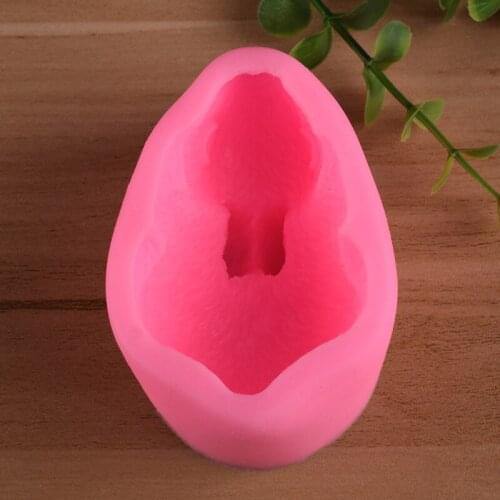 3D Easter Bunny Animal Soap Silicone Mold Chocolate Fondant Rabbit Cake Decorate