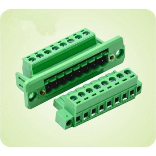 5.08 pairs of plug-in type non welding butt joint fixed panel connector 1set