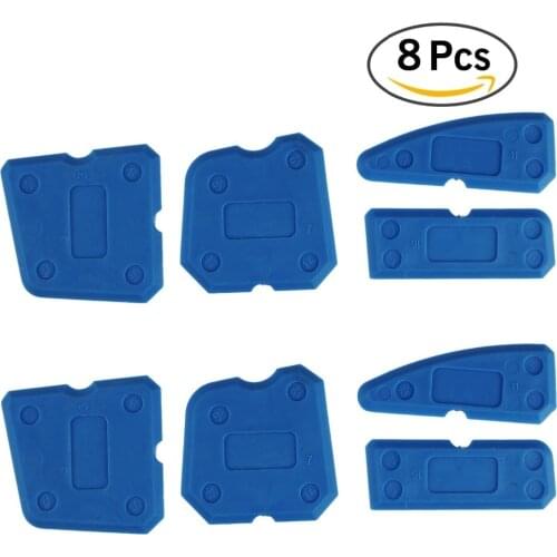 Free Shipping 8pcs Caulking Tool Kit Joint Sealant Silicone Grout Remover Scraper
