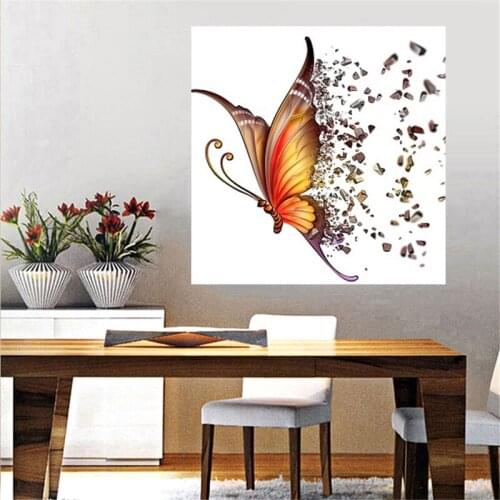 New hot Animals Insects Butterfly Broken 5D Diy Diamond Painting Cross Stitch Full Diamond Embroidery Mosaic Home Decoration