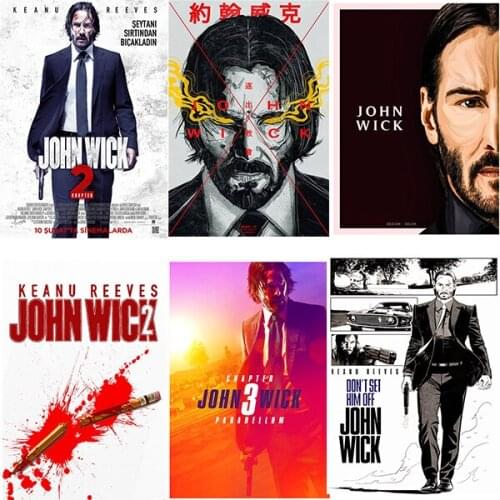Diamond Mosaic John Wick Movie Tv Diamond Painting Diamond Inlaid DIY Full Diamond Embroidery Living Room Home Decoration