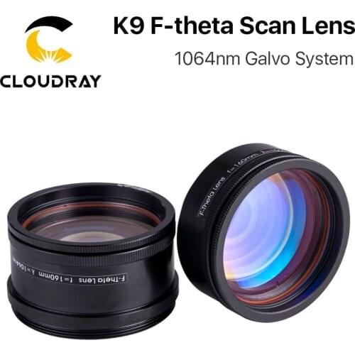 Cloudray K9 F-theta Scan Lens Thread M39 & M55 1064nm Galvo System for 1064nm YAG Optical Fiber Laser Marking Machine Parts