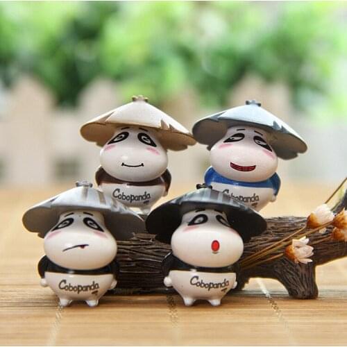 The panda DIY micro landscape gardening landscape decorations, The micro model decorative furnishing articles. model toys