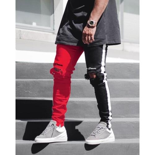 Fitness Wolf Men Skinny Jeans