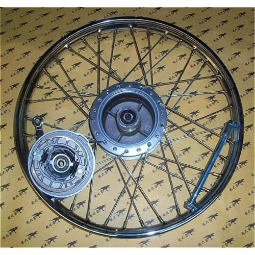 JH70 DY100 C70/110 Motorcycle Front Aluminum Alloy Wheel Hub Assy Motorbike Scooter Rims Comp
