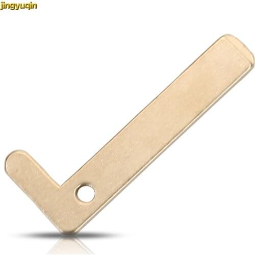 Jingyuqin Remote Car Key Fob Shell For Renault Smart Card Small Fob Uncut Blade Key Replacement