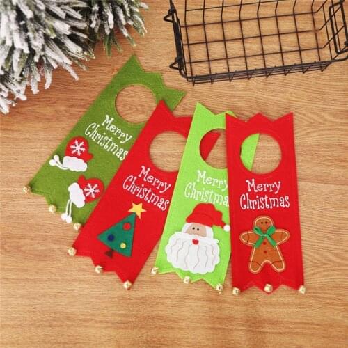 2021 New Year Creativity Christmas Door Hanging Tree Ornaments Christmas Decorations for Home Navidad Door Hanging Decor Natal