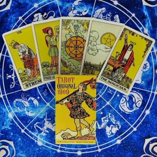 New Tarot Original 1909 Cards Divination Deck Entertainment Parties Board Game Support Drop Shipping 78Pcs/Box