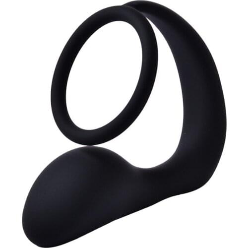 New Sex Products Men Anal Plug Soft Anal Plug Vibration Sex Toys Massager Masturbator G-spot anal Sex Toys Cock Ring ST499