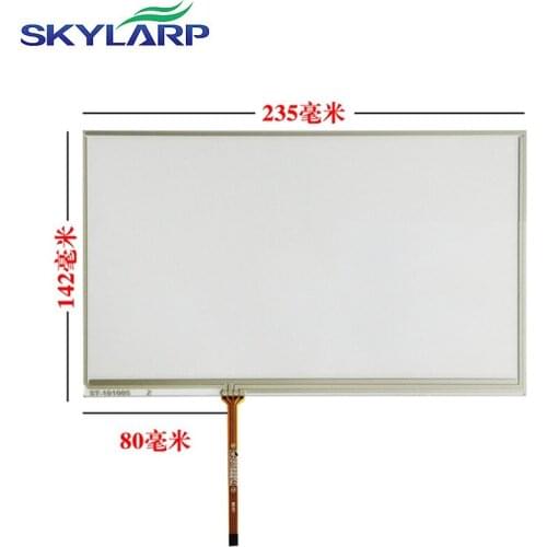 New 10.1"inch 4 wire Touchscreen 235mm*142mm Resistance Industrial Control Touch Screen panel Glass Digitizer handwritten