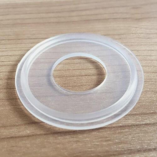 Fit 76mm Pipe OD 3" Tri Clamp Sanitary Transparent Silicon Sealing Gasket Strip Homebrew For Diopter Ferule