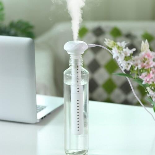 Portable Air Humidifier Mini USB Powered Atomizer 35ml/h Home Office Room Car Bottle Humidifier New Facial Moisturizer Spray