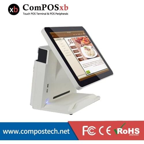The latest model 15 Inch Screen POS System/ pure flat touch screen cash register with MSR on hot sell