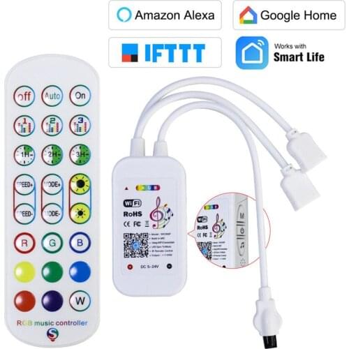 Smart Led Controller 24/40 Keys LED IR RGB Controler LED Light Controller IR Remote Controler Dimmer For RGB 3528 5050 LED Strip