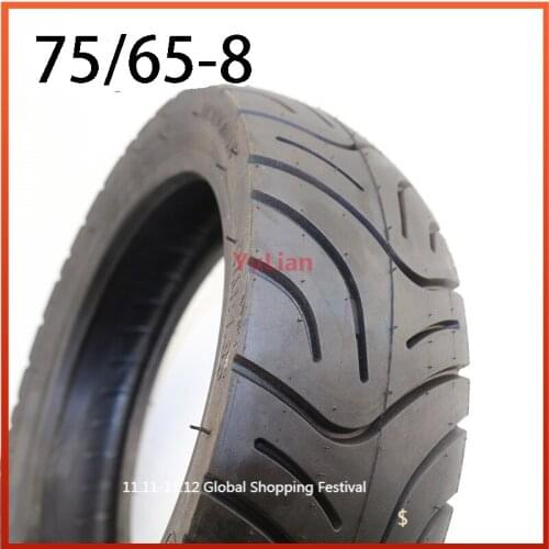 8 inch Size 130/50-8 tubeless tire Tube fit for Gas Electric Scooter Pocket Bike good quality