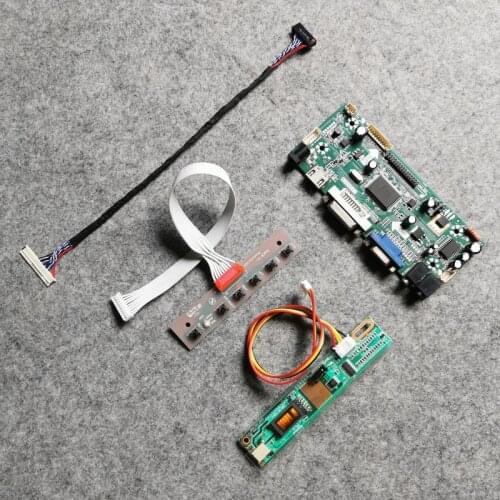 VGA DVI 1CCFL For HSD150PX14/HSD150PX15/HSD150PX16/HSD150PX17 screen M.NT68676 DIY kit 1024*768 LCD drive board 30-Pin LVDS