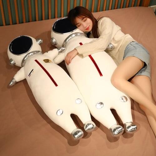 1pc 75/105cm Funny Simulation Character Astronaut Plush Toys Stuffed Soft Toys Pillow Cosmonaut Dolls for Kids Boys Present