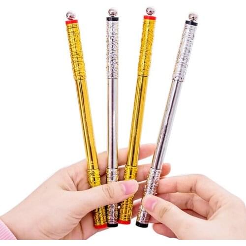 1PC Smooth Surface Ant-slip Anti-drop Spinning Rotation Pen for Fluent Pen for Kids Writing 0.5 with Head