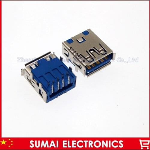 10pcs Original New 3.0 USB female Jack for laptop ASUS Lenovo HP Samsung SONY Toshiba usb Socket free shipping