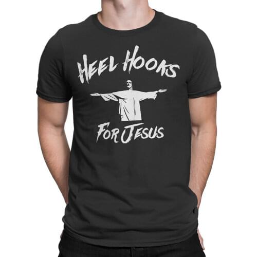 Hot Sale Mens Summer Cotton Short Sleeve Fashion T-Shirt Heel Hooks Brazilian Jiu Jitsu O-Neck T Shirt New S-3XL