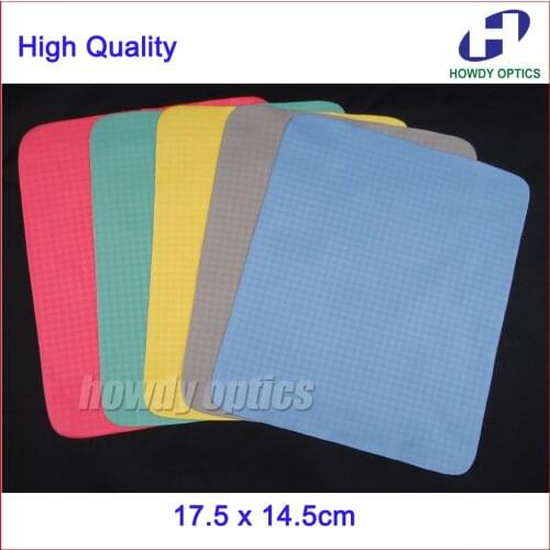 HM-13) High Quality neddle 1 Eyewear Glasses Microfiber Eyeglass Cleaning Cloth 17.5 x 14.5 cm
